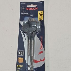 Bosch 2 Pack of 1-1/2 In. x 6 In. Daredevil Spade Bits DSB1021B-2PK Read